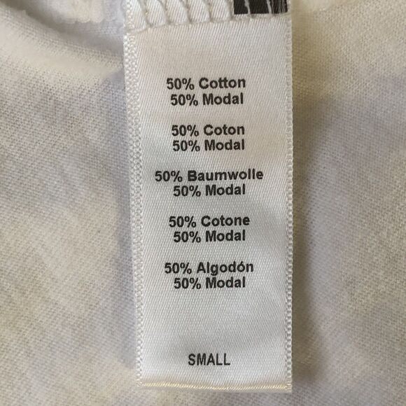 Project Social  T  Urban Outfitters Wide Sleeves Relaxed Cropped White Small - Picture 10 of 12